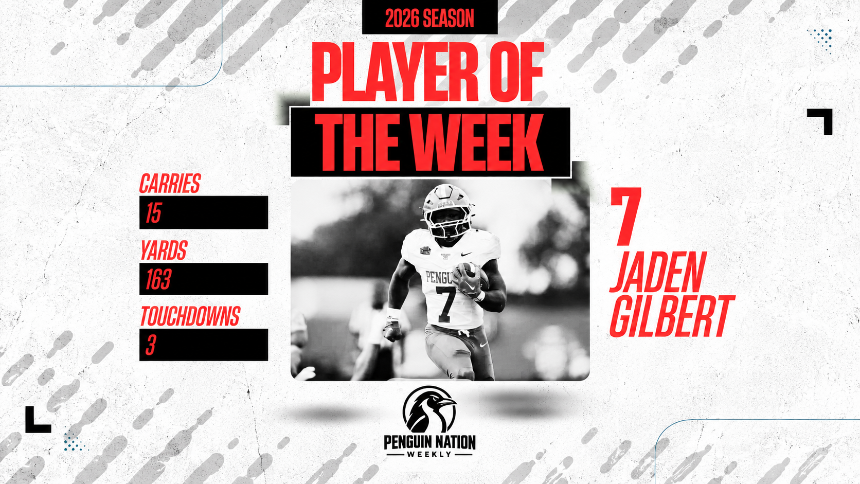 Gilbert, Smith Named Penguin Nation Players of the Week